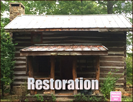 Historic Log Cabin Restoration  Dillon County,  South Carolina